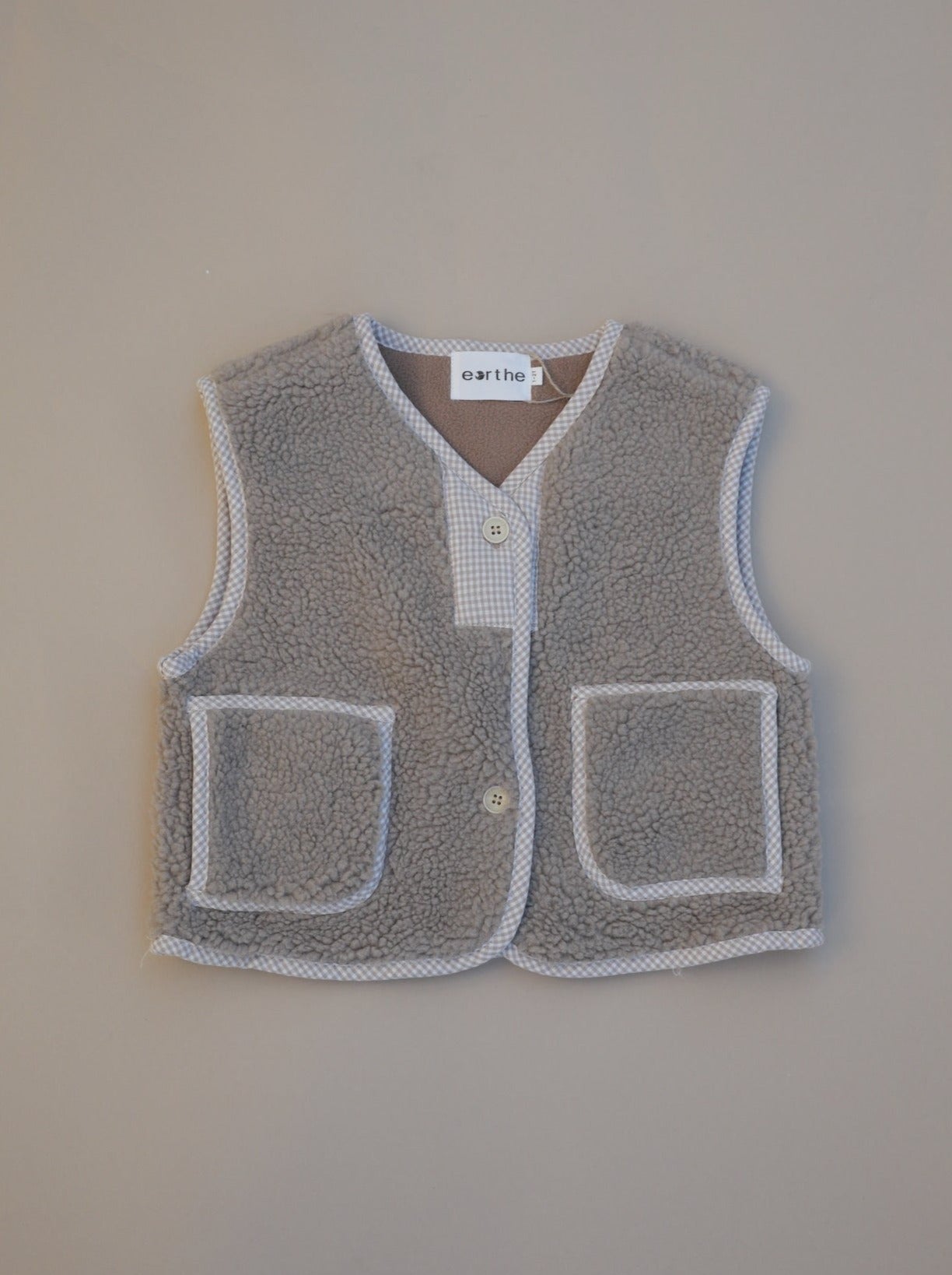 Teddy Fleece Vest / Khaki