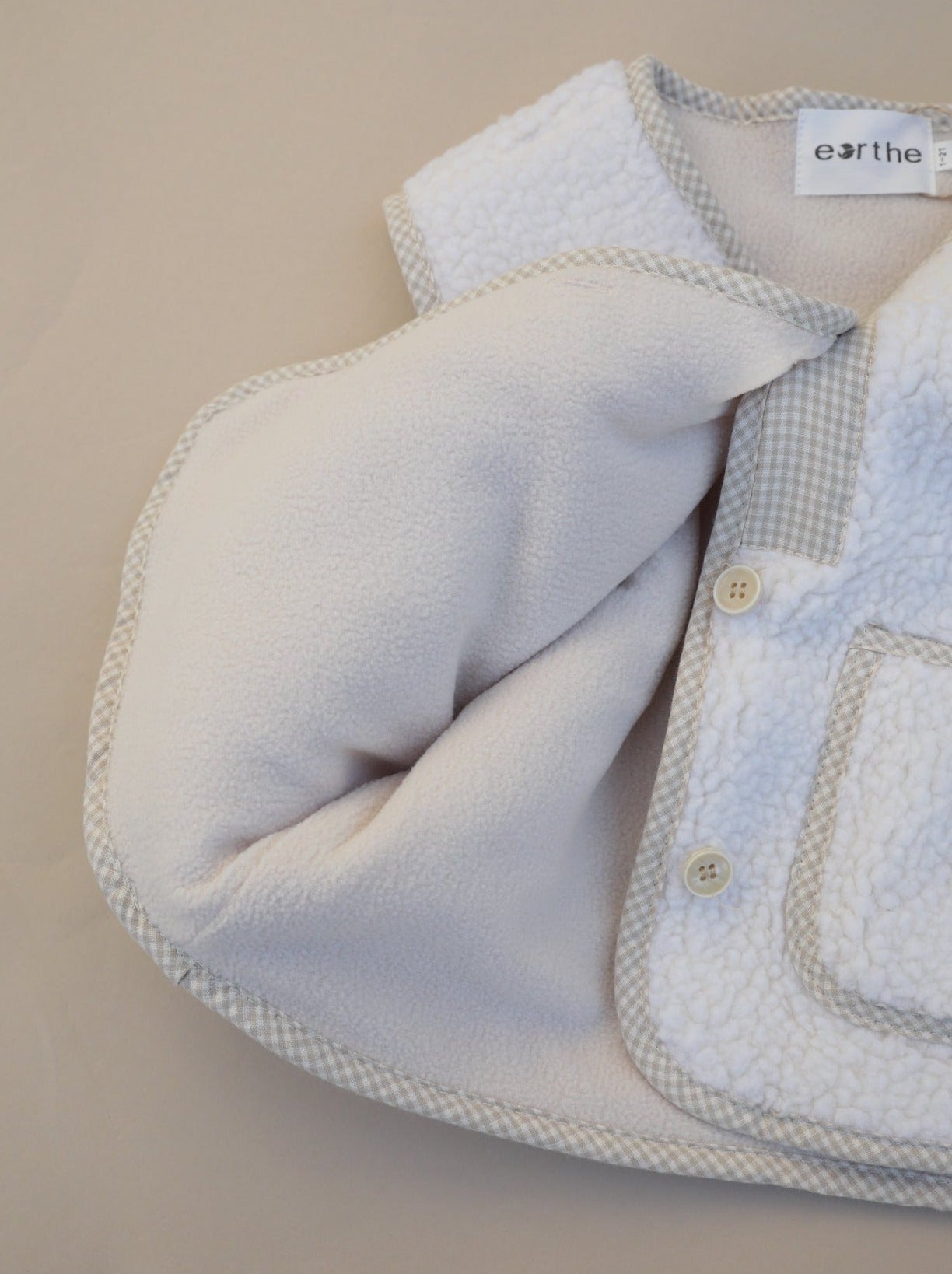 Teddy Fleece Vest / Oat