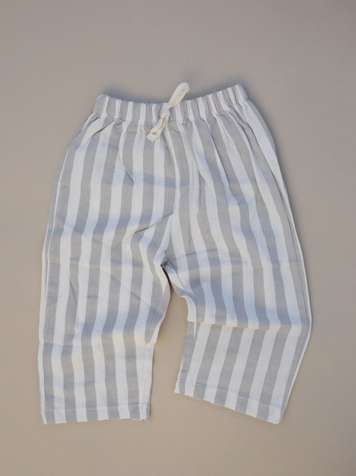 Striped Linen Pants / Stone