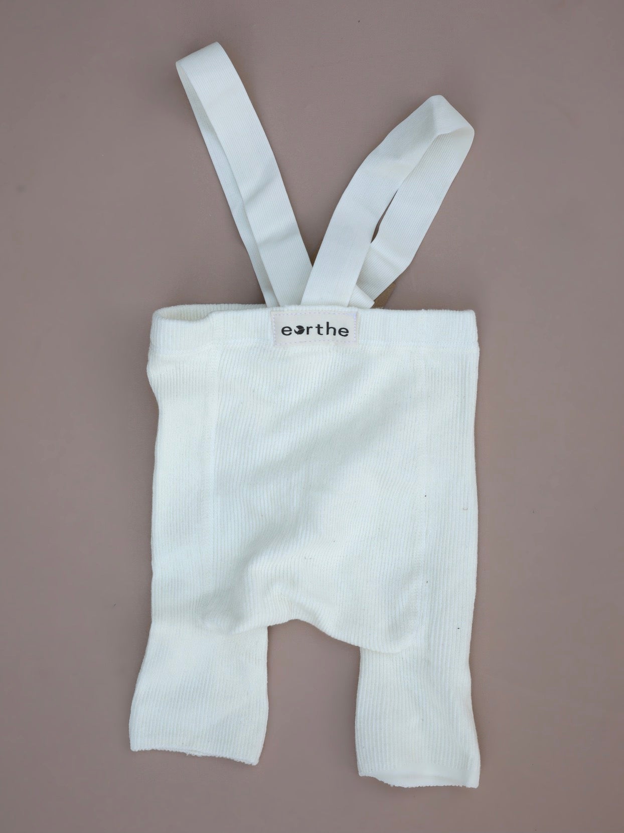 Retro Ribbed Shorts / White