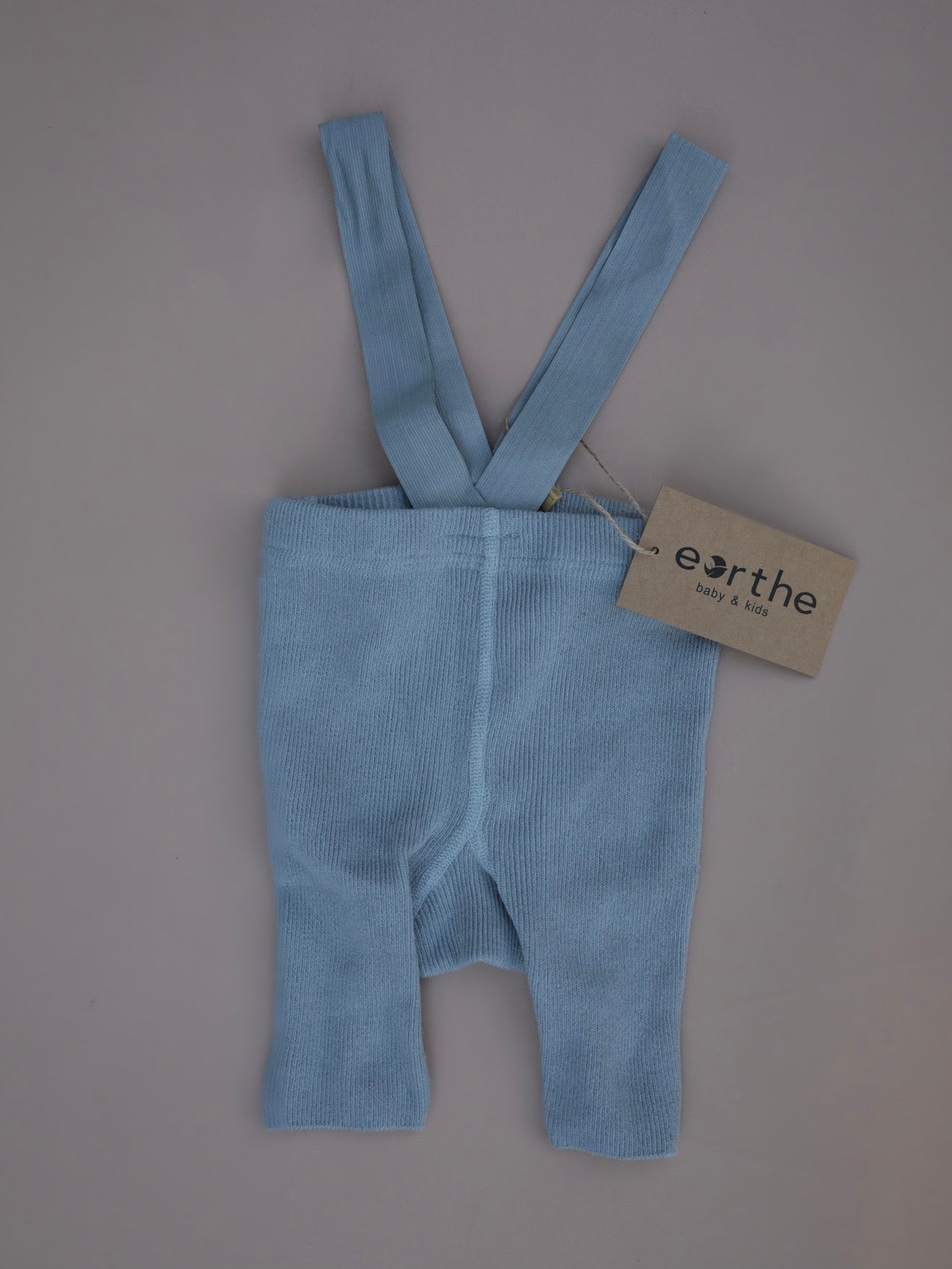 Retro Ribbed Shorts / Powder Blue