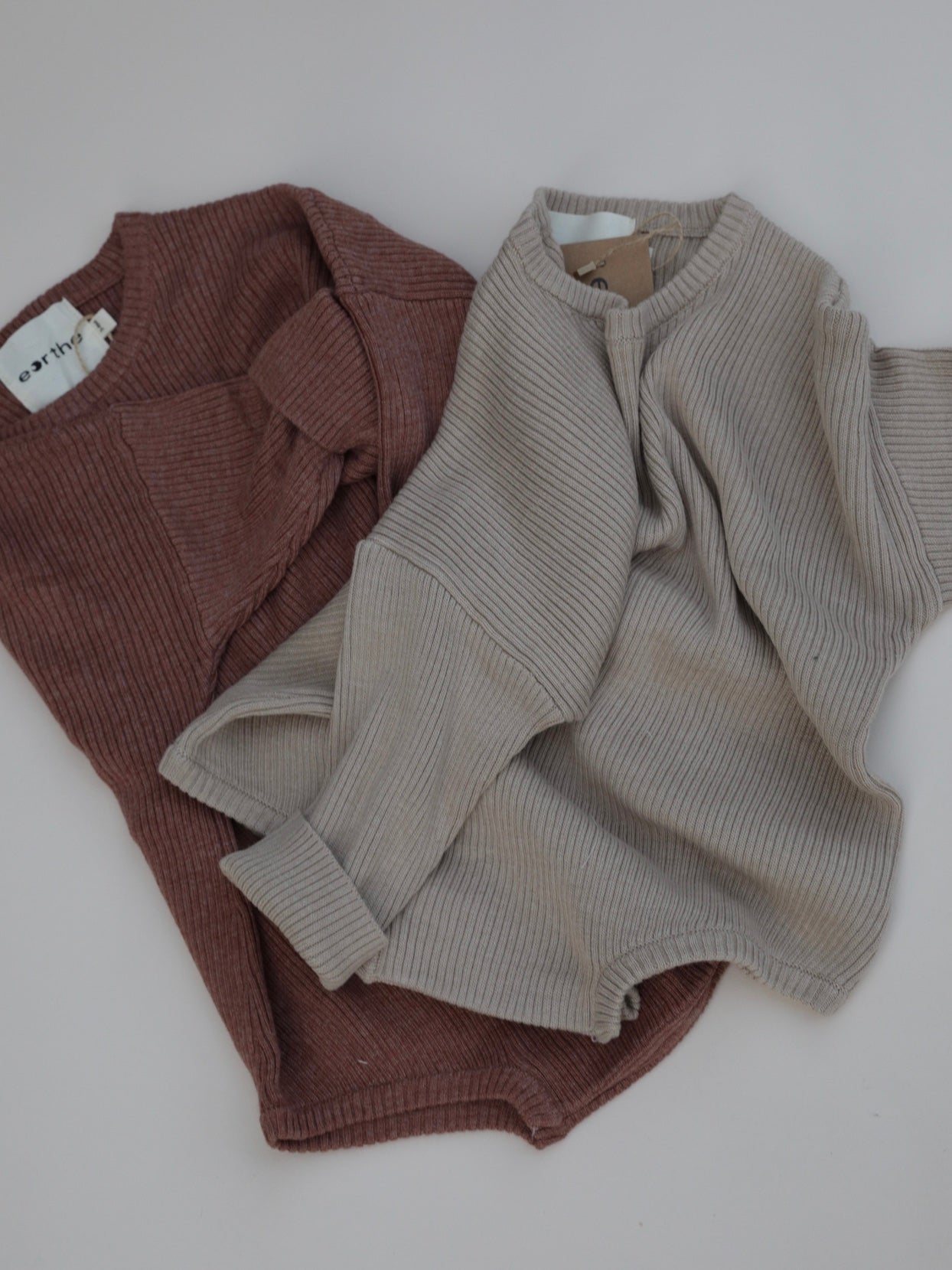 Oversized Knit Romper / Oat