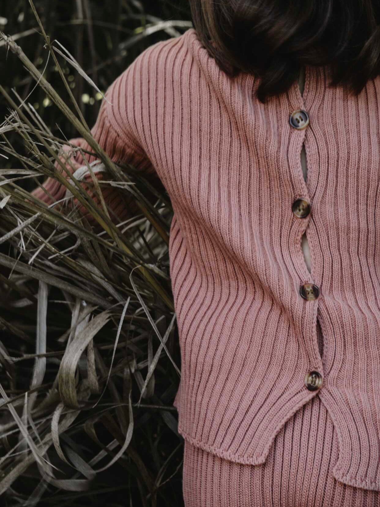 Knit Set / Dark Rose