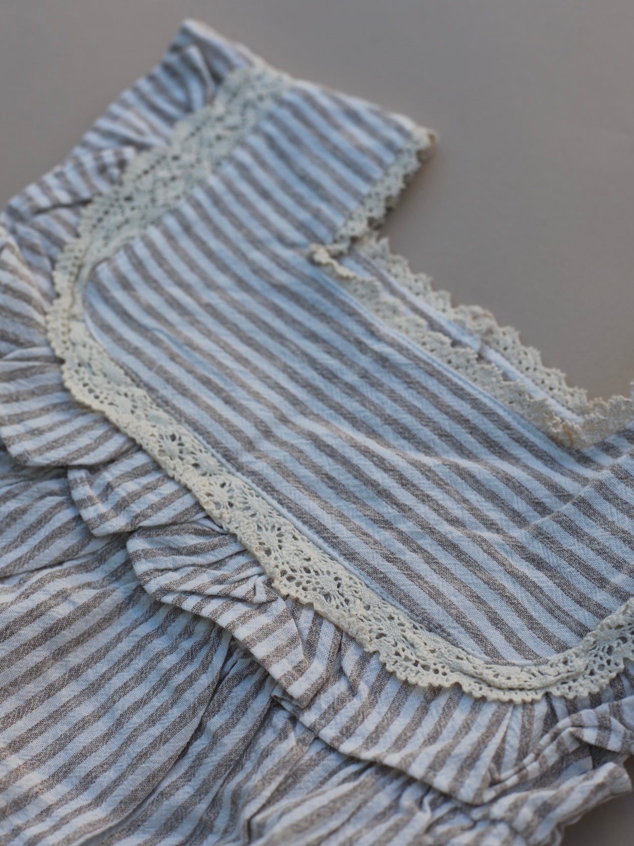 Patterned Linen Dress