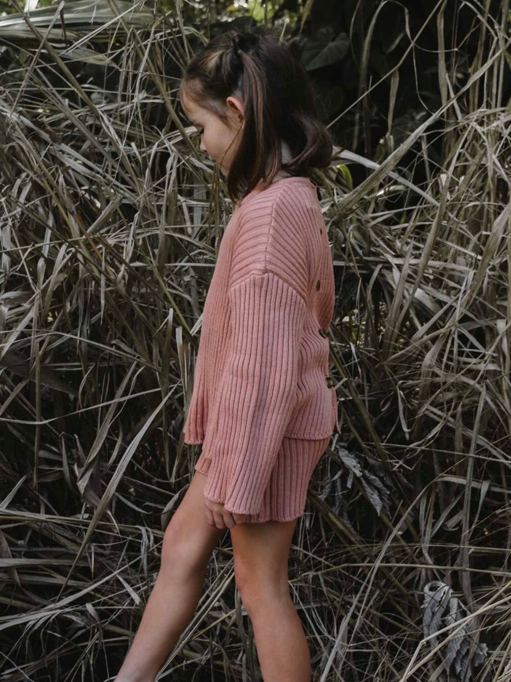 Knit Set / Dark Rose