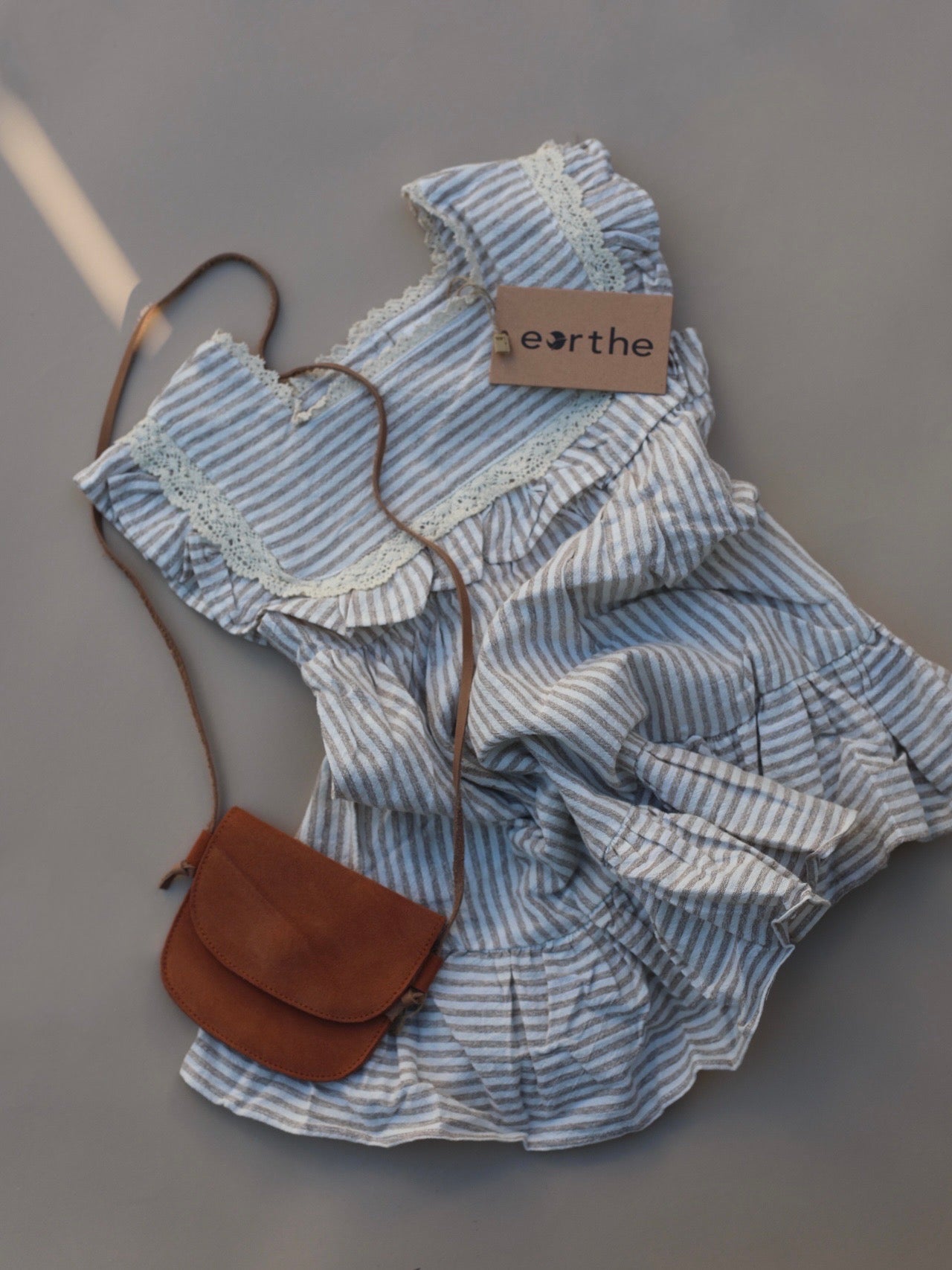 Patterned Linen Dress