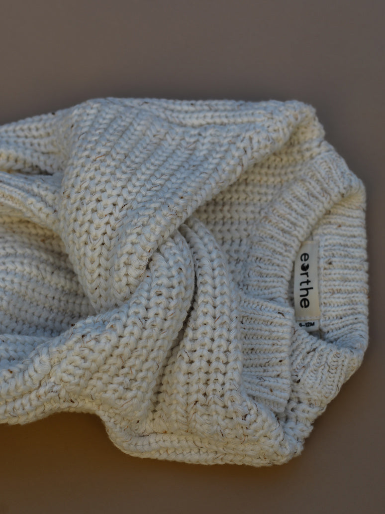 Chunky Knit Sweater / Cloud