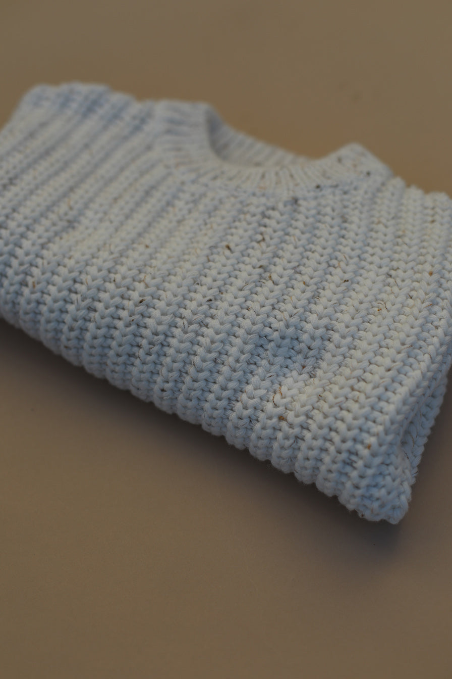 Chunky Knit Sweater / Cloud