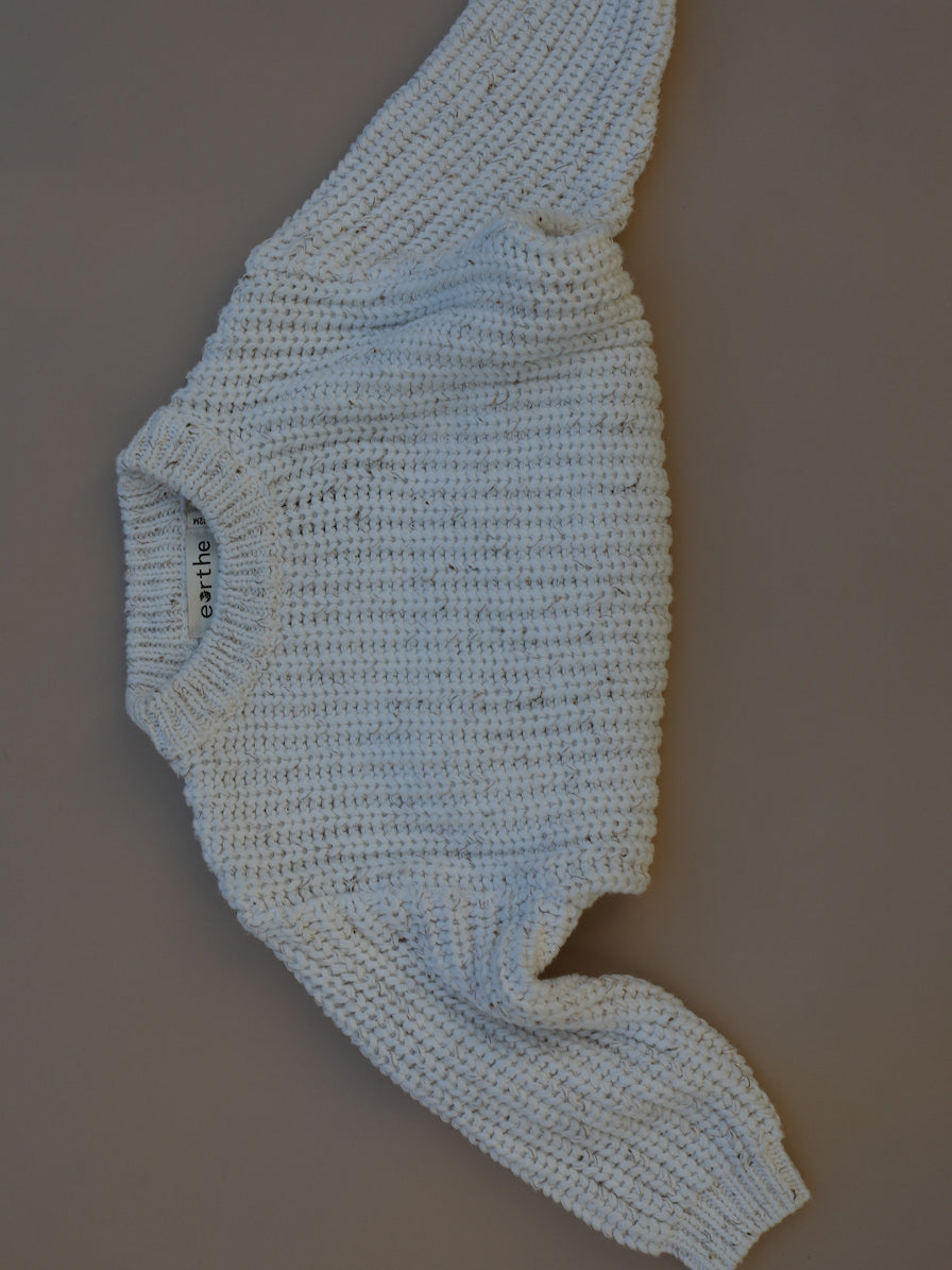 Chunky Knit Sweater / Cloud