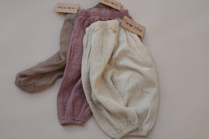 harem pants / rosewood