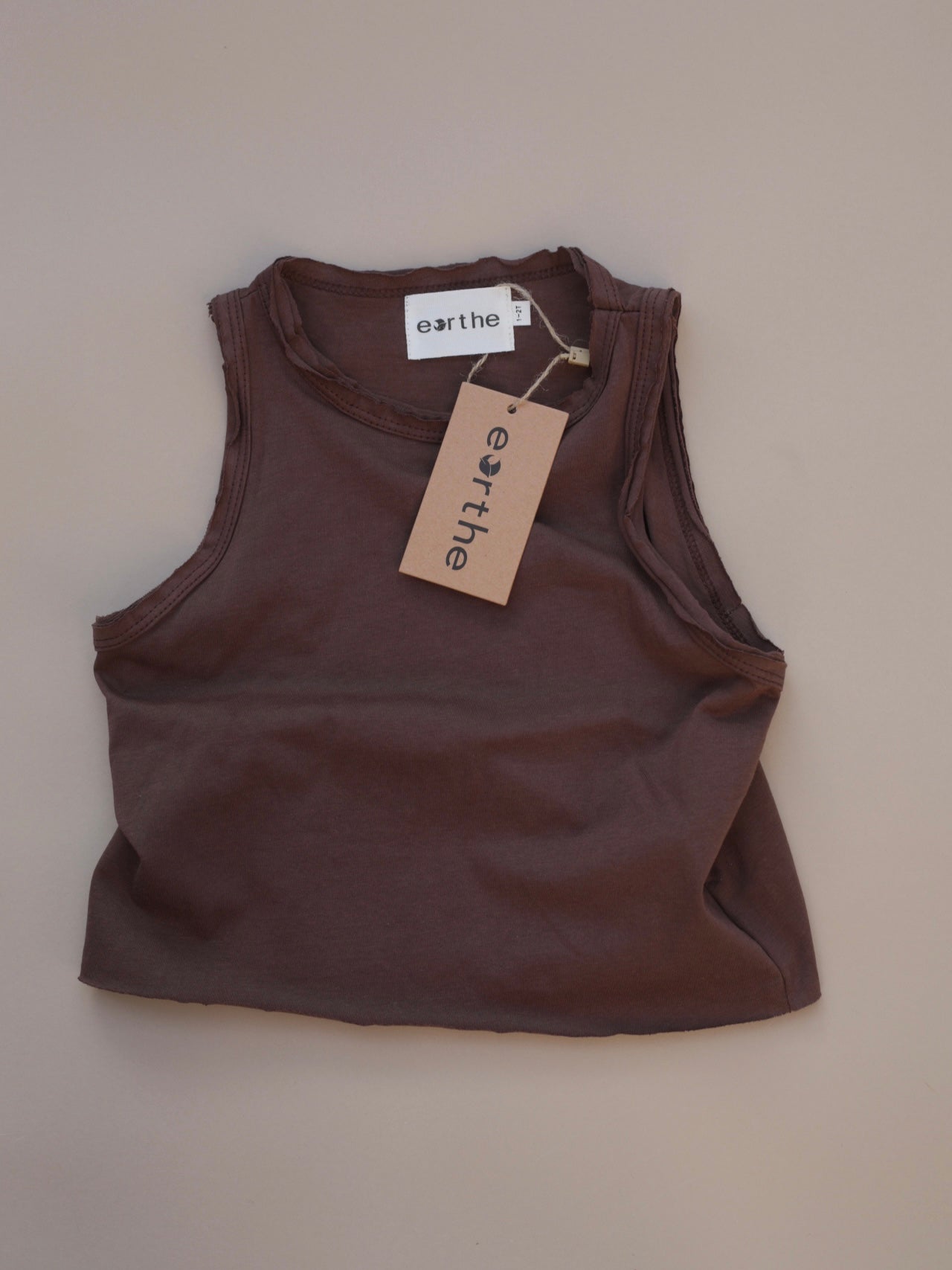 relaxed tee / choco