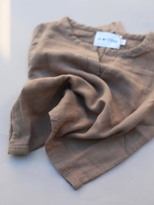 linen top / cashew
