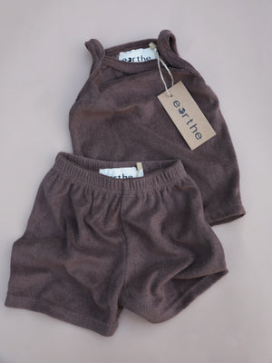 Towelling Play Set / Chocolate