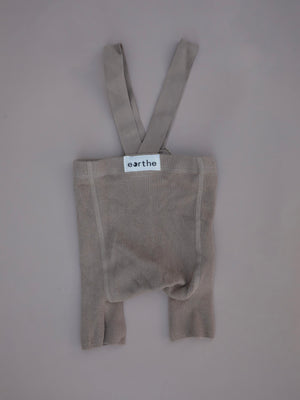 Retro Ribbed Shorts / Tan