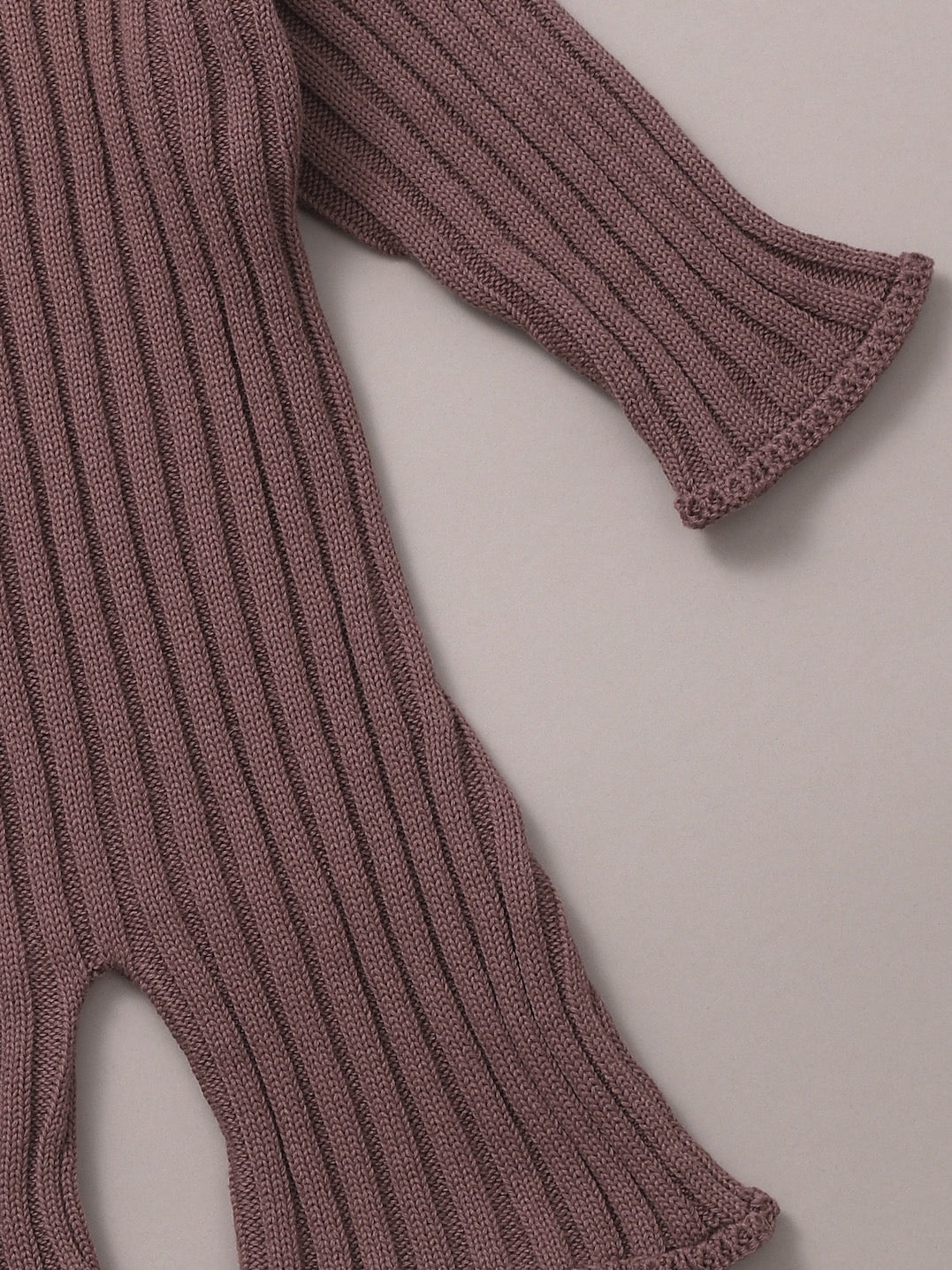 Relaxed Knit Bodysuit / Taupe